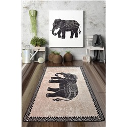 Chilai Home Elefante Nero Djt Dekoratif, Koridor Halı Modelleri 8682125949390