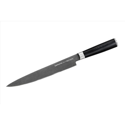 SM-0045B/K Нож кухонный "Samura Mo-V Stonewash" для нарезки 230 мм, G-10