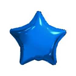 Шар Agura Звезда Синий (19д, 48см, 25шт) 757536 *