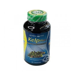 Капсулы с экстрактом ламинарии Kelp Plus для нормализации обмена веществ и снижения веса от Herbal One Kelp Plus 60 Capsules