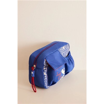 Neceser nylon azul Snoopy