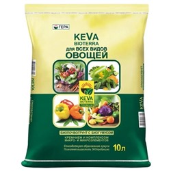 БИОпочвогрунт KEVA BIOTERRA Для всех видов Овощей 10л