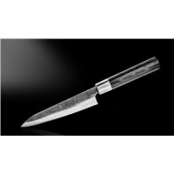 SP5-0023/K Нож кухонный "Samura SUPER 5" универсальный 162 мм, VG-10 5 слоев, микарта