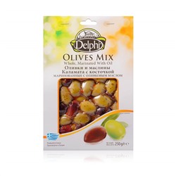 Оливки с косточкой сушеные в оливковом масле "Фурнистес" LELIA 275 г
