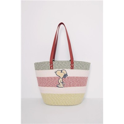 Bolso capazo playa Snoopy