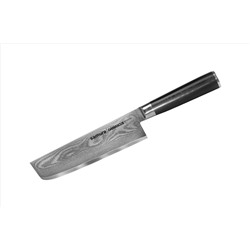 SD-0043/K Нож кухонный "Samura DAMASCUS" накири 167 мм, G-10, дамаск 67 слоев
