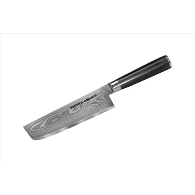 SD-0043/K Нож кухонный "Samura DAMASCUS" накири 167 мм, G-10, дамаск 67 слоев