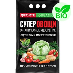 BONA FORTE Удобрение органическое обогащенное цеолитом и аминокислотами СУПЕР ОВОЩИ, 2 кг