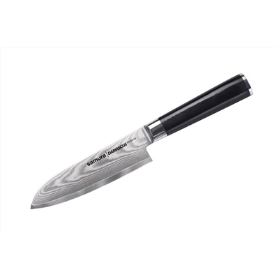 SD-0092/K Нож кухонный "Samura DAMASCUS" Сантоку 145 мм, G-10, дамаск 67 слоев