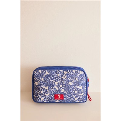 Neceser nylon azul Snoopy