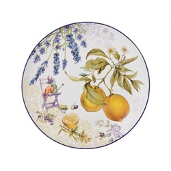 Набор тарелок обеденных «Прованс Лимоны» 2 пр. 25.5 см Кор=18 наб. 104-575