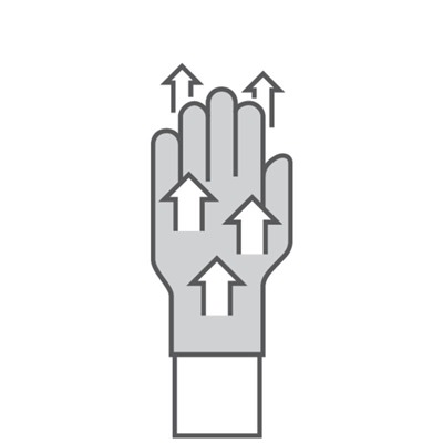 Перчатки трикотажные с ПУ покрытием VENICUTC02 (VENICUT42GN) удлиненный манжет DeltaPlus р.11/XXL