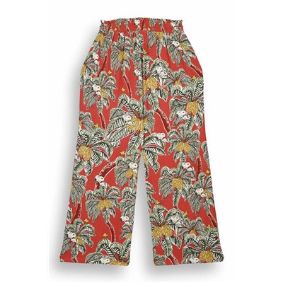 Pantalón largo fluido tropical Snoopy