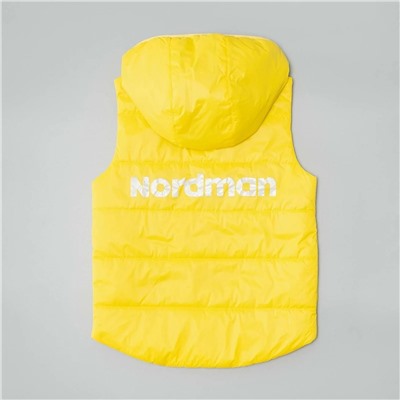 Nordman Wear жилет утепленный для мальчика желтый