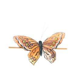 Бабочка 11 см клипс (12шт.) АРТ.016625 *