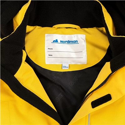 Nordman Wear куртка-парка утеплённая желтая