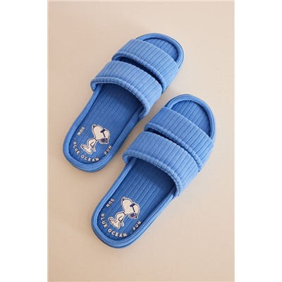 Zapatillas casa azul Snoopy