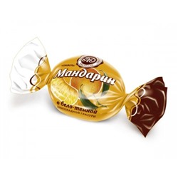 Конфеты Мандарин в бело-темном шоколаде 3кг/Микаелло Товар продается упаковкой.