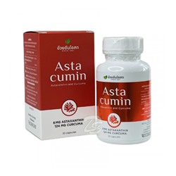 Мощный антиоксидант для организма Астакумин биологическая добавка в капсулах от Ouay Un Asta Cumin 30 капсул