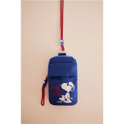 Funda móvil azul Snoopy