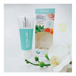 Премиальная освежающая растительная зубная паста от Skynlab, Premium Fresh Smile Toothpaste, 50 гр