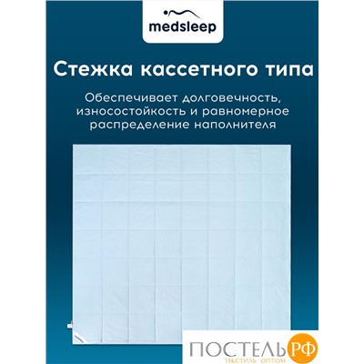 MEDSLEEP Одеяло ДЖЕРСИ КУЛ 200х220, 1 пр., нейлон/плстр/микрогель Airsoft, 150г/м2