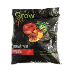 Грунт сверхплодородный "GROW" овощной 5л