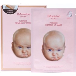 Гипоаллергенная тканевая маска для упругости кожи JMsolution Mama Pureness Firming Up Mask. 10 шт.