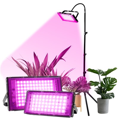 Прожектор для подсветки растений с евро вилкой, подвесом БЕЗ стойки