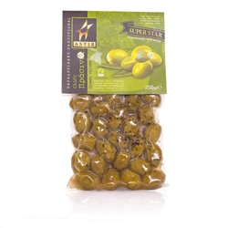 Оливки зеленые с косточкой ASTIR 250г, 2 штуки