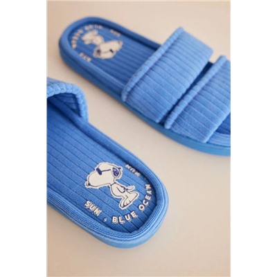 Zapatillas casa azul Snoopy