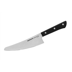 SHR-0083B/K Нож кухонный "Samura HARAKIRI" малый Шеф 166 мм, корроз.-стойкая сталь, ABS пластик