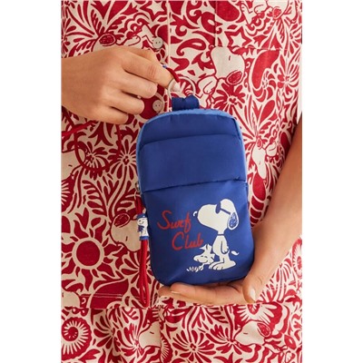 Funda móvil azul Snoopy