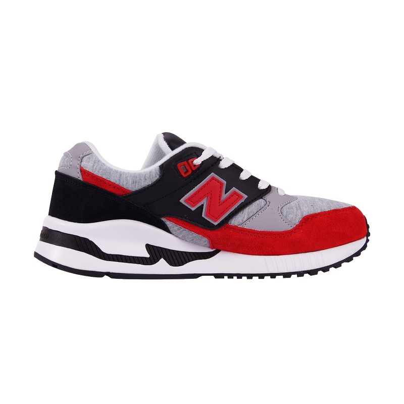 new balance gray and red