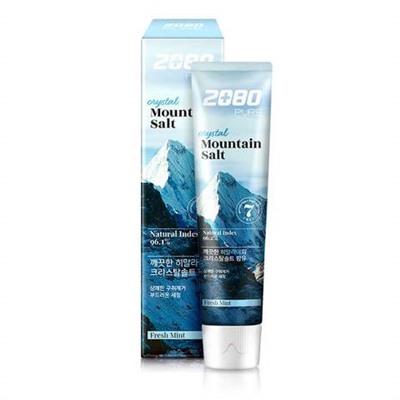 DENTAL CLINIC /Зубная паста Dental Clinic 2080 Pure Crystal Mountain Salt Toothpaste Fresh Mint с гималайской солью , 120 г*3 шт. (crystal/ fresh mint)
