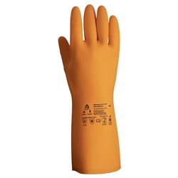 Перчатки из латекса для защиты от химических воздействий JCH-401 Atom Comfort Jeta Safety