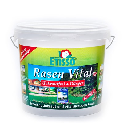 Удобрение гранулированное Этиссо "Для газона с добавками от сорняков" 3 кг. (Etisso)