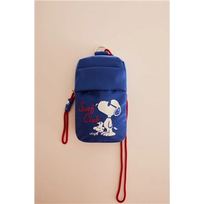 Funda móvil azul Snoopy