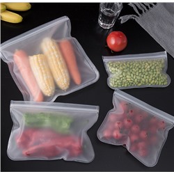 Полупрозрачная силиконовая сумка для хранения пищевых продуктов
