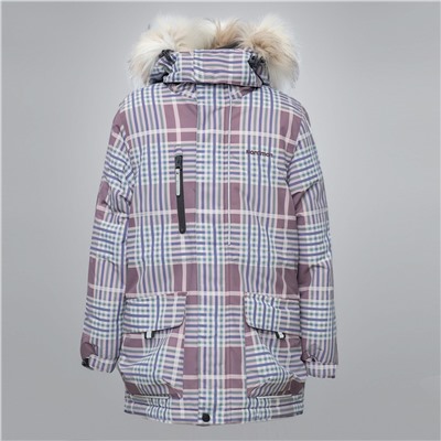 Куртка детская зимняя  Nordman Wear, Принт клетка
