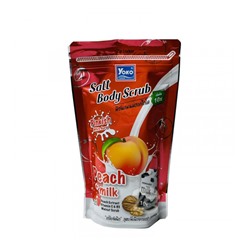 Скраб для тела с персиком и молоком от Yoko Salt Body Scrub Peach+Milk 350g