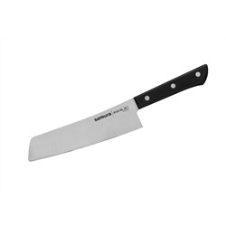 SHR-0042B/K Нож кухонный "Samura HARAKIRI" соврем. накири 174 мм, корроз.-стойкая сталь, ABS пластик