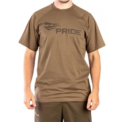 Футболка PRIDE Logo T-Shirt (Лого)(хлопок, св.коричневый) PRTS-03BR