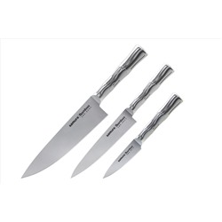 SBA-0220/K Набор из 3 ножей "Samura Bamboo" (10, 23, 85), AUS-8