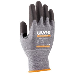 Перчатки антипорезные UVEX Athletic D5 XP серые (60030)