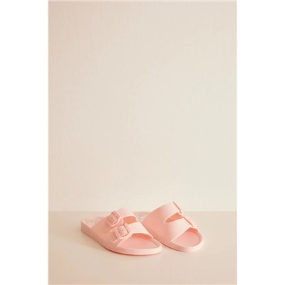 Sandalias inyectadas rosa Snoopy