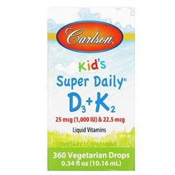 Carlson, Kid's, Super Daily D3+K2