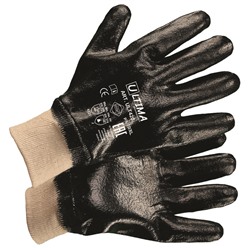 Перчатки с нитриловым покрытием, манжета, обливные ULT420 (кор144пары/уп12 пар)