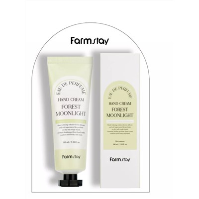 Farm Stay/Крем парфюмированный для рук с экстрактом розы / EAU DE PERFUME HAND CREAM FOREST MOONLIGHT 100 мл.