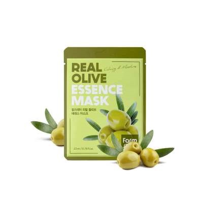 Farm Stay/ Тканевая маска с экстратком оливы, 23мл. FarmStay Real Olive Essence Mask